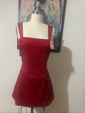 PrettyLittleThing Red Mini Dress